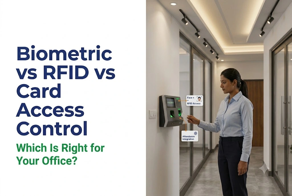 Biometric vs RFID vs card access control — which is right for your office?