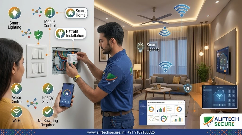 Budget Home Automation in India — Retrofit Smart Switch Setup
