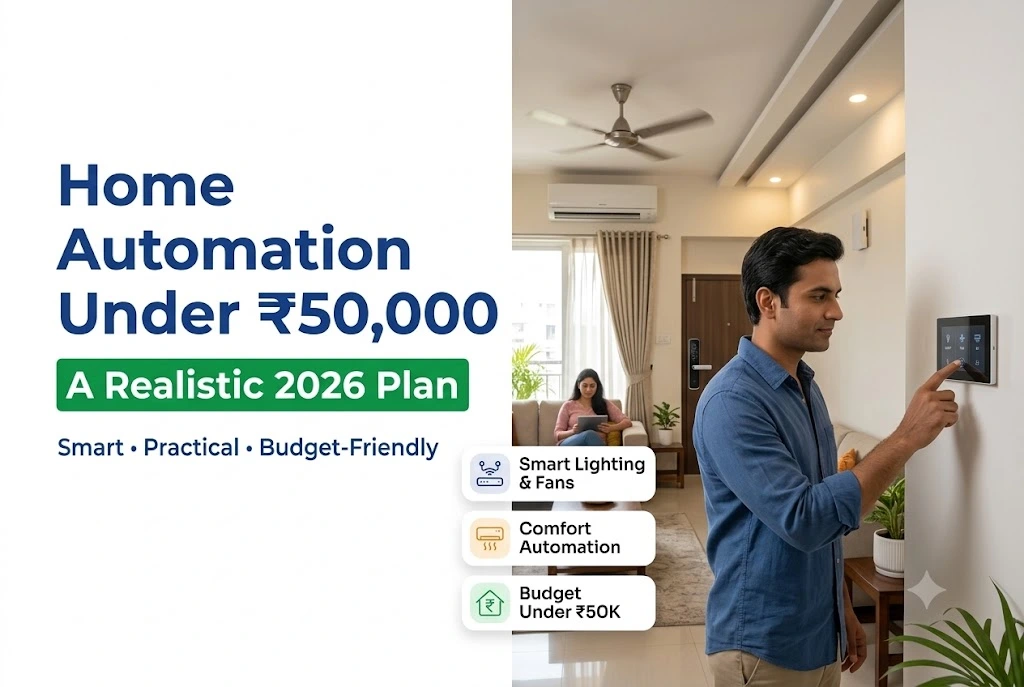 Home Automation Under 50000 in India: A Realistic 2026 Plan