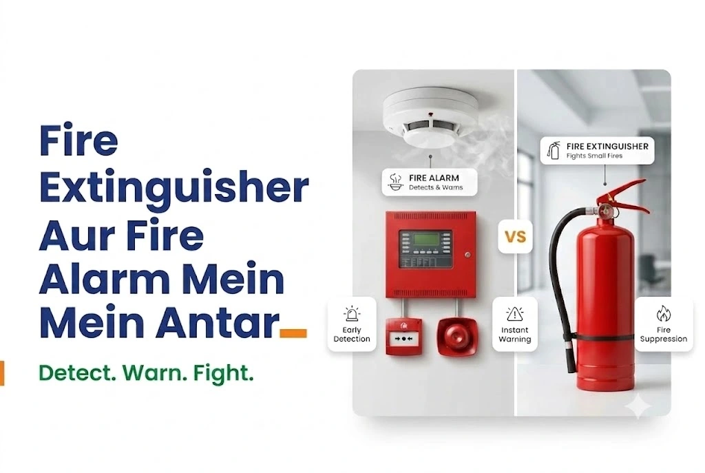 Fire Extinguisher Aur Fire Alarm Mein Antar: 2026 Ki Guide