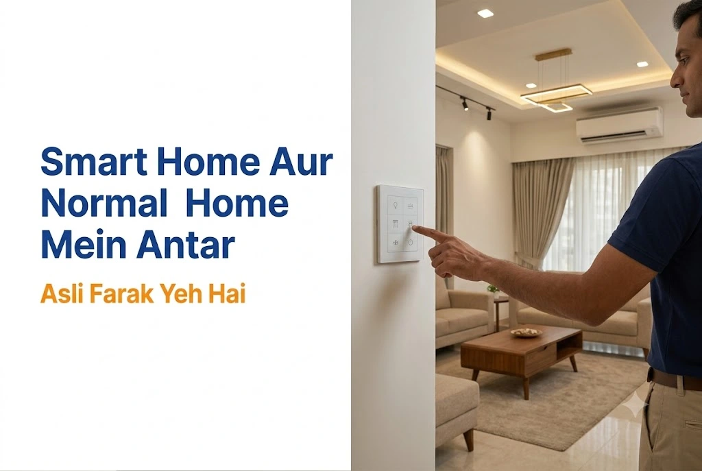 Smart Home Aur Normal Home Mein Antar: Asli Farak Yeh Hai Smart Home Aur Normal Home Mein Antar: Asli Farak Yeh Hai