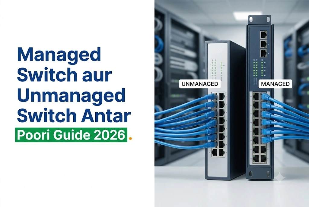 “Managed Switch aur Unmanaged Switch Antar: Poori Guide 2026”