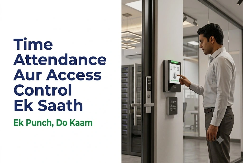 Time Attendance Aur Access Control Ek Saath: Ek Punch, Do Kaam