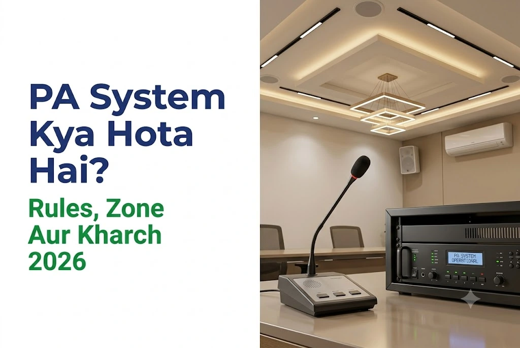 PA System Kya Hota Hai Hindi Mein: Rules, Zone Aur Kharch 2026