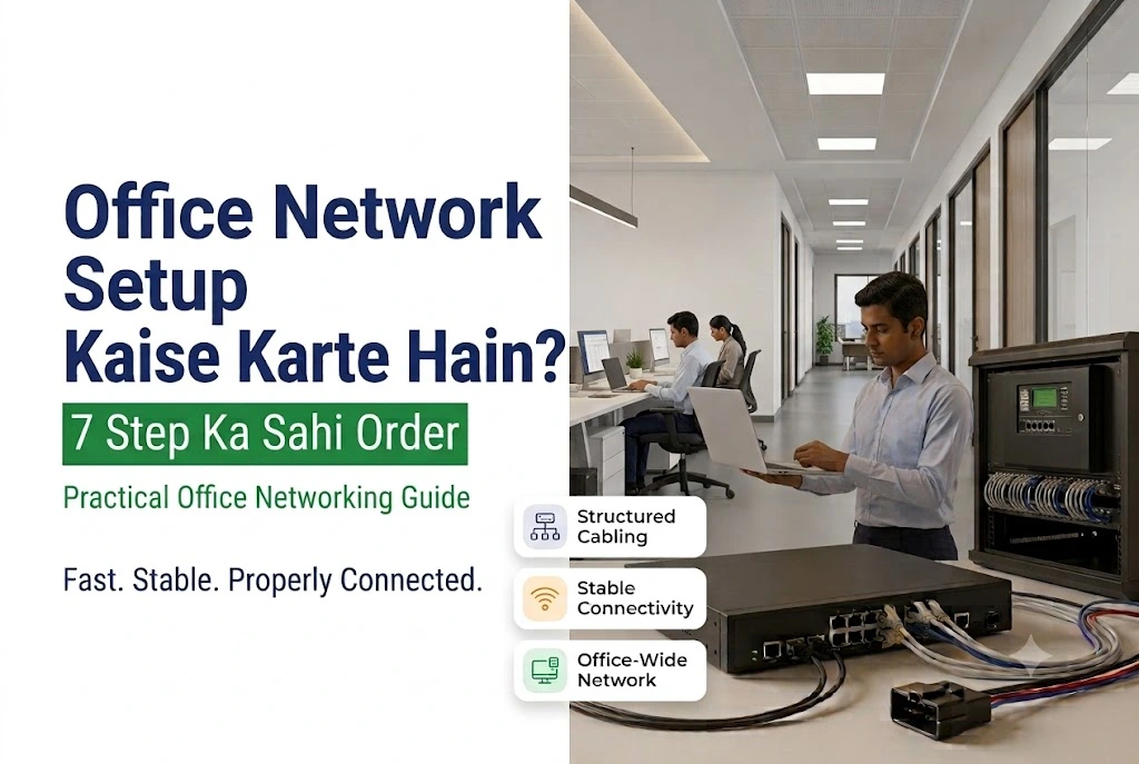 Office Network Setup Kaise Karte Hain: 7 Step Ka Sahi Order